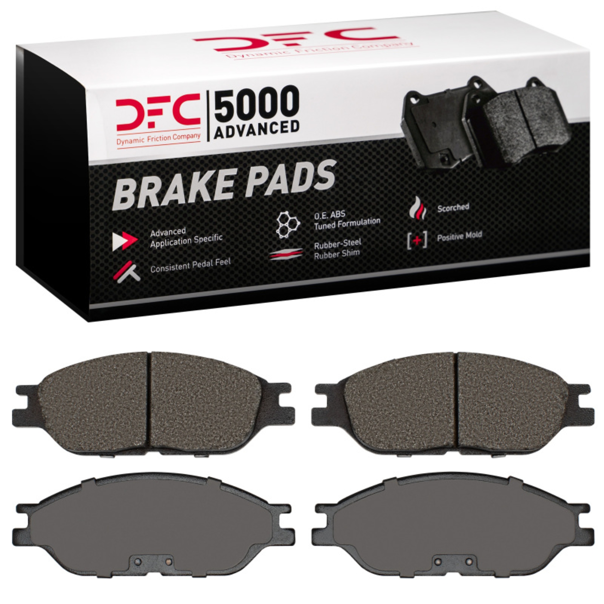 Picture of DFC 99-03 Ford Windstar Front 5000 Advanced Semi Metallic Brake Pads