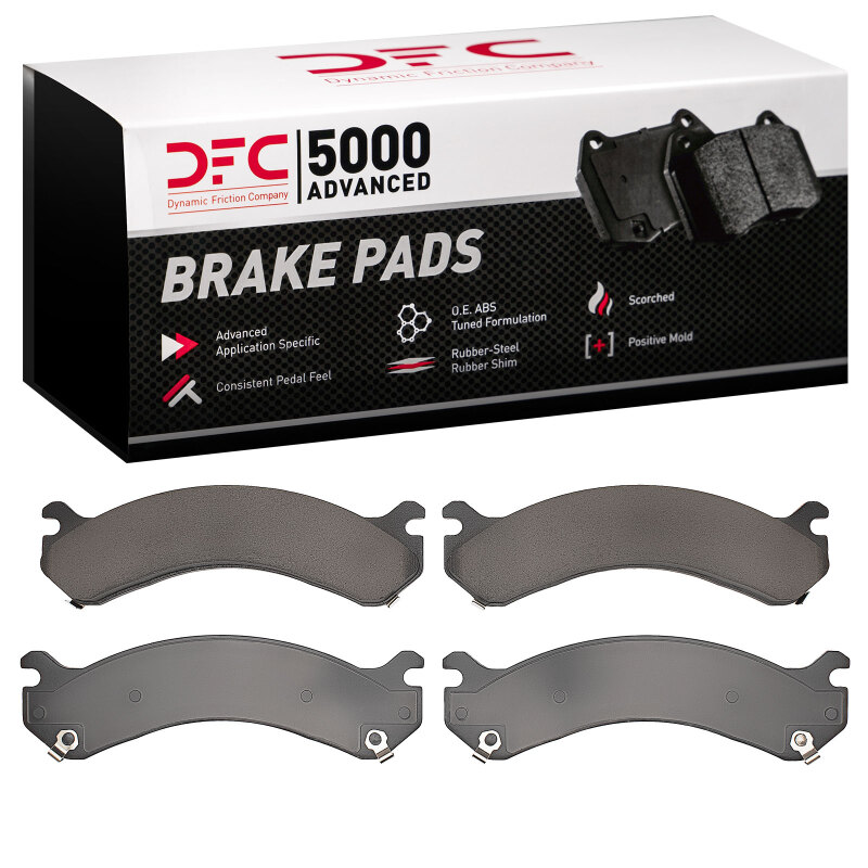 Picture of DFC 01-10 Chevrolet Silverado 3500 Rear 5000 Advanced Ceramic Brake Pads