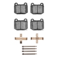 Picture of DFC 03-06 Mitsubishi Lancer Rear 5000 Advanced Low Metallic Brake Pads and Hardware Kit