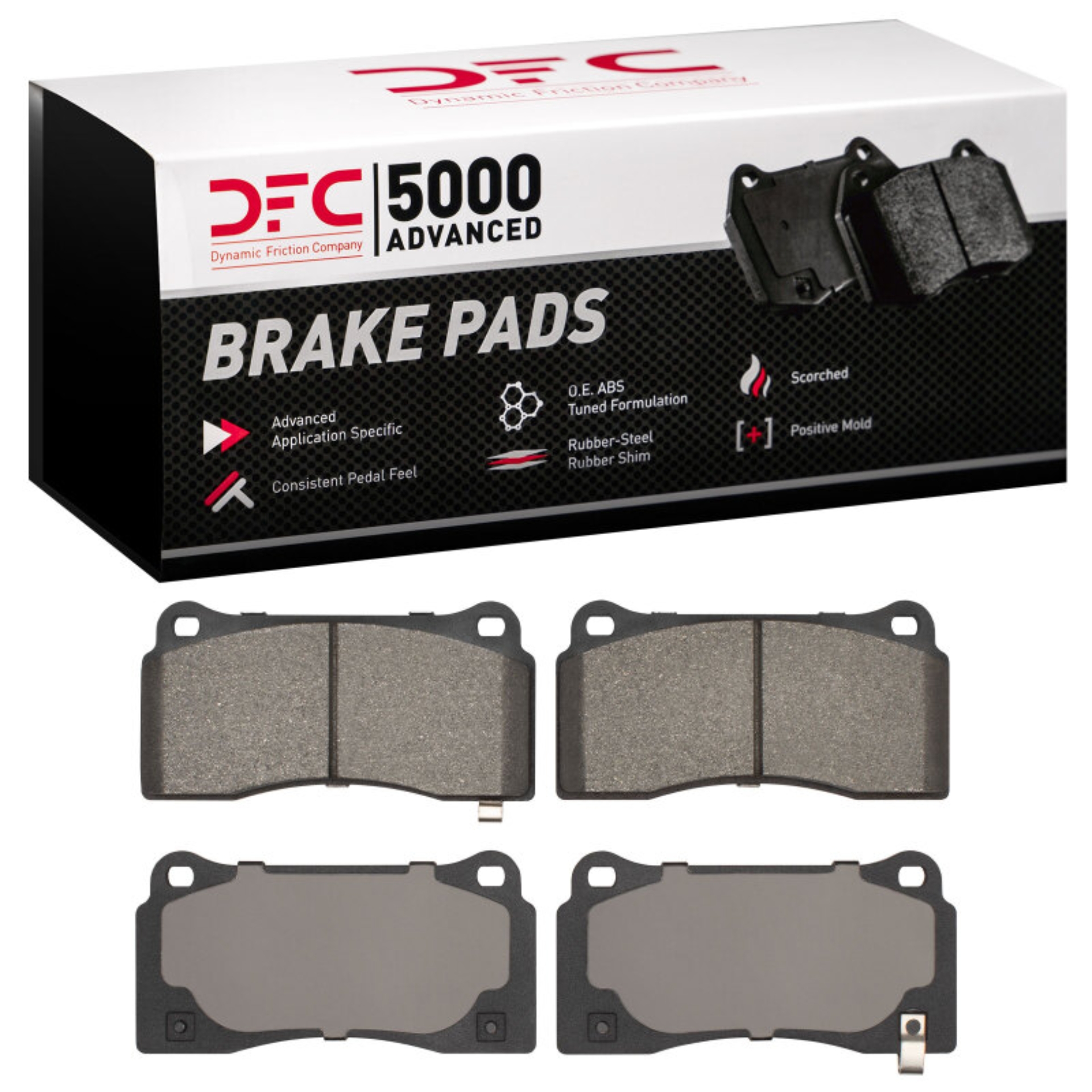 Picture of DFC 03-17 Dodge Viper Front/Rear 5000 Advanced Low Metallic Brake Pads