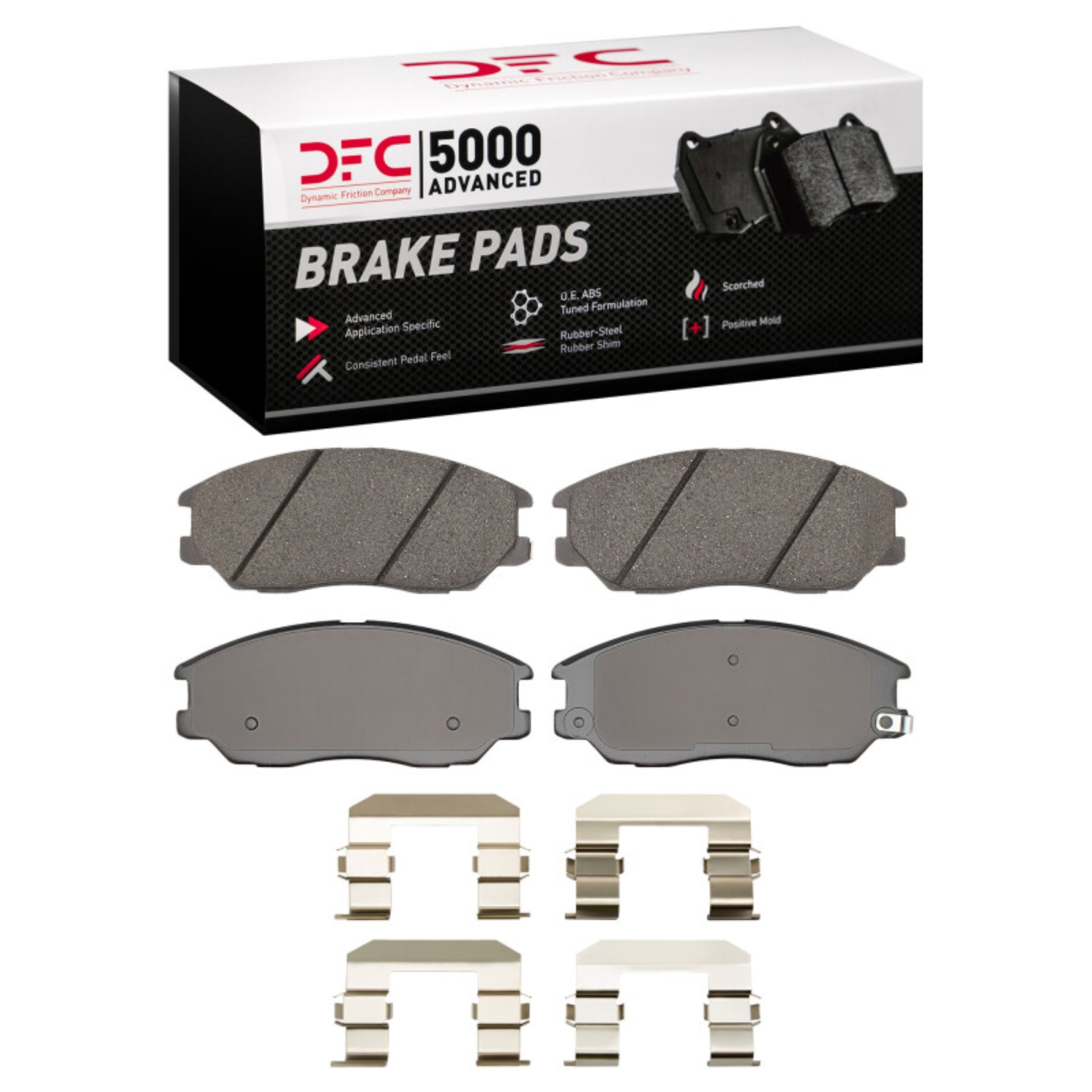 Picture of DFC 04-06 Hyundai XG350 Front 5000 Advanced Ceramic Brake Pads and Hardware Kit