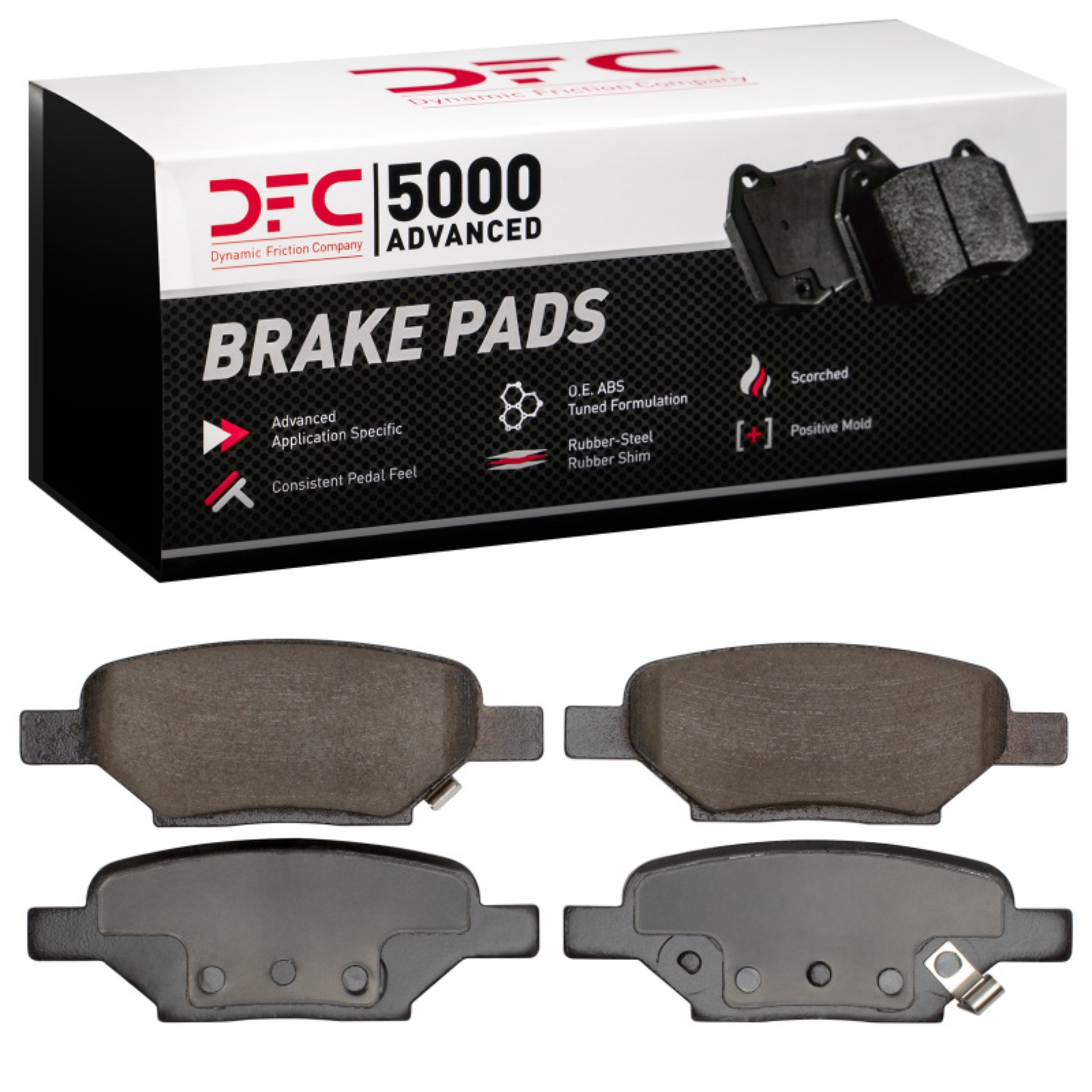 Picture of DFC 04-12 Chevrolet HHR Rear 5000 Advanced Ceramic Brake Pads