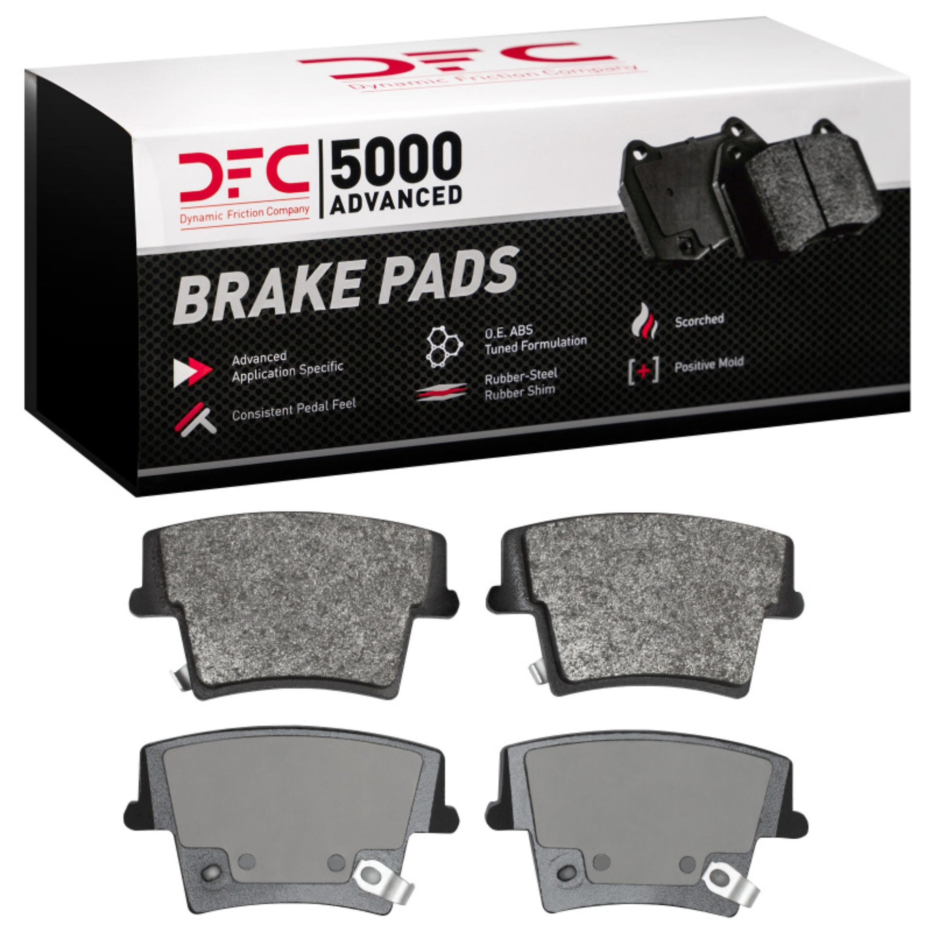 Picture of DFC 06-14 Dodge Magnum Rear 5000 Advanced Semi Metallic Brake Pads