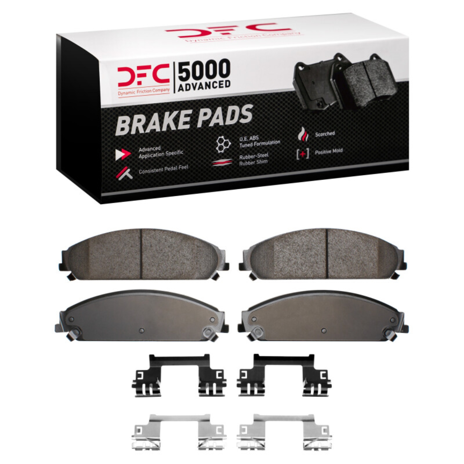 Picture of DFC 07-23 Chrysler 300 Front 5000 Advanced Ceramic Brake Pads and Hardware Kit