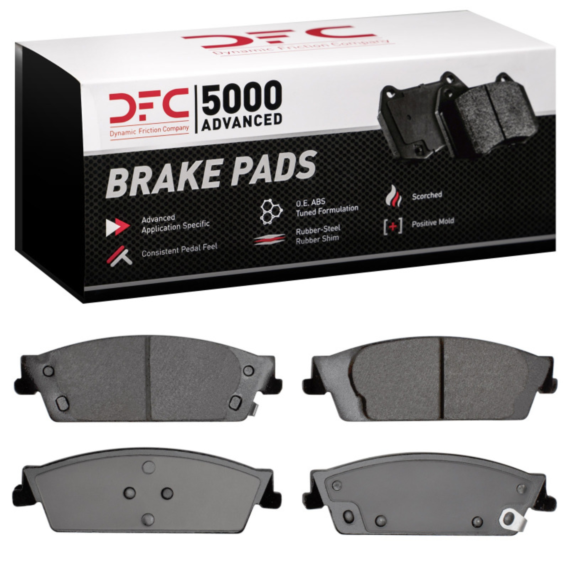 Picture of DFC 07-20 Cadillac Escalade Rear 5000 Advanced Ceramic Brake Pads