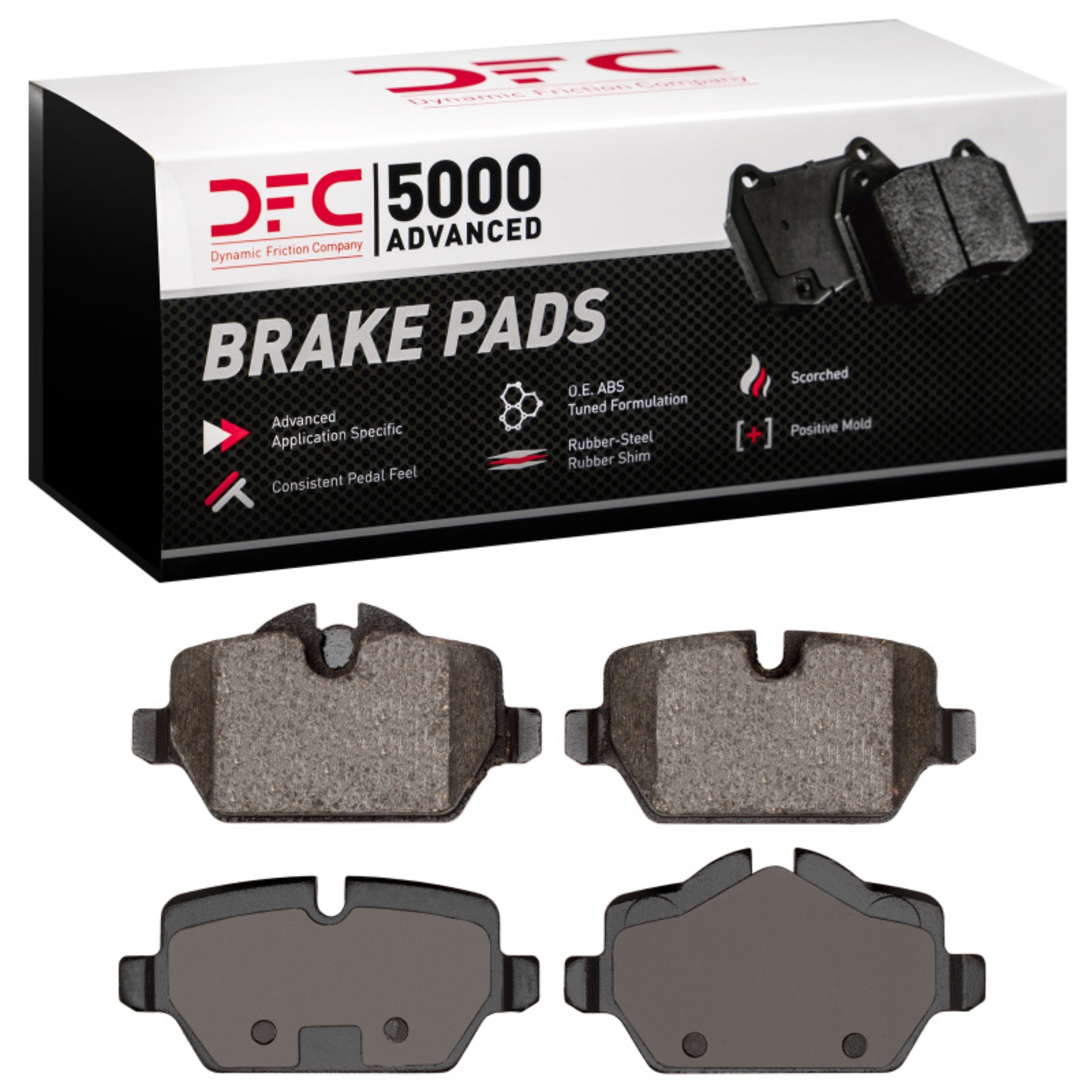 Picture of DFC 05-16 BMW 120i (Mexico) Rear 5000 Advanced Low Metallic Brake Pads