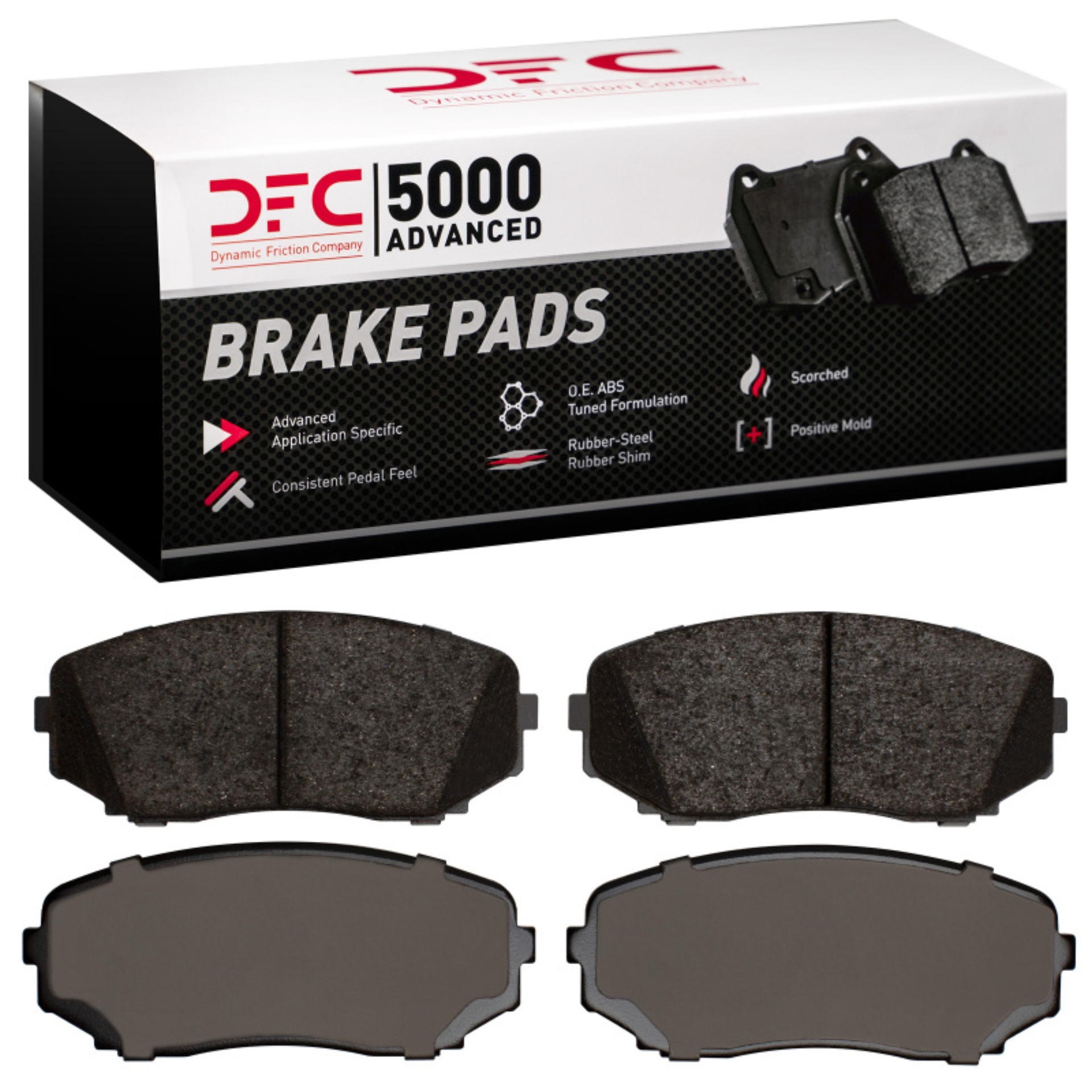Picture of DFC 07-15 Ford Edge Front 5000 Advanced Ceramic Brake Pads