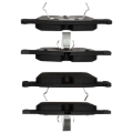 Picture of DFC 07-14 Mercedes-Benz S65 AMG Rear 5000 Advanced Low Metallic Brake Pads