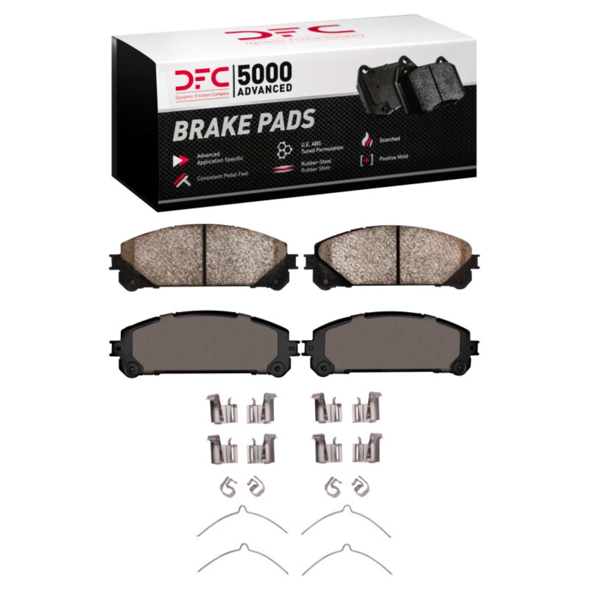 Picture of DFC 10-26 Lexus RX350 Front 5000 Advanced Ceramic Brake Pads and Hardware Kit