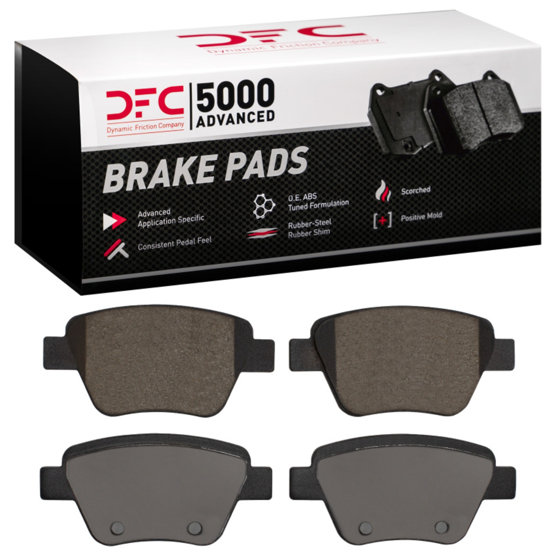 Picture of DFC 05-18 Audi A3 Rear 5000 Advanced Ceramic Brake Pads