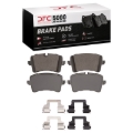 Picture of DFC 11-23 Audi A6 (USA/Canada) Rear 5000 Advanced Low Metallic Brake Pads and Hardware Kit