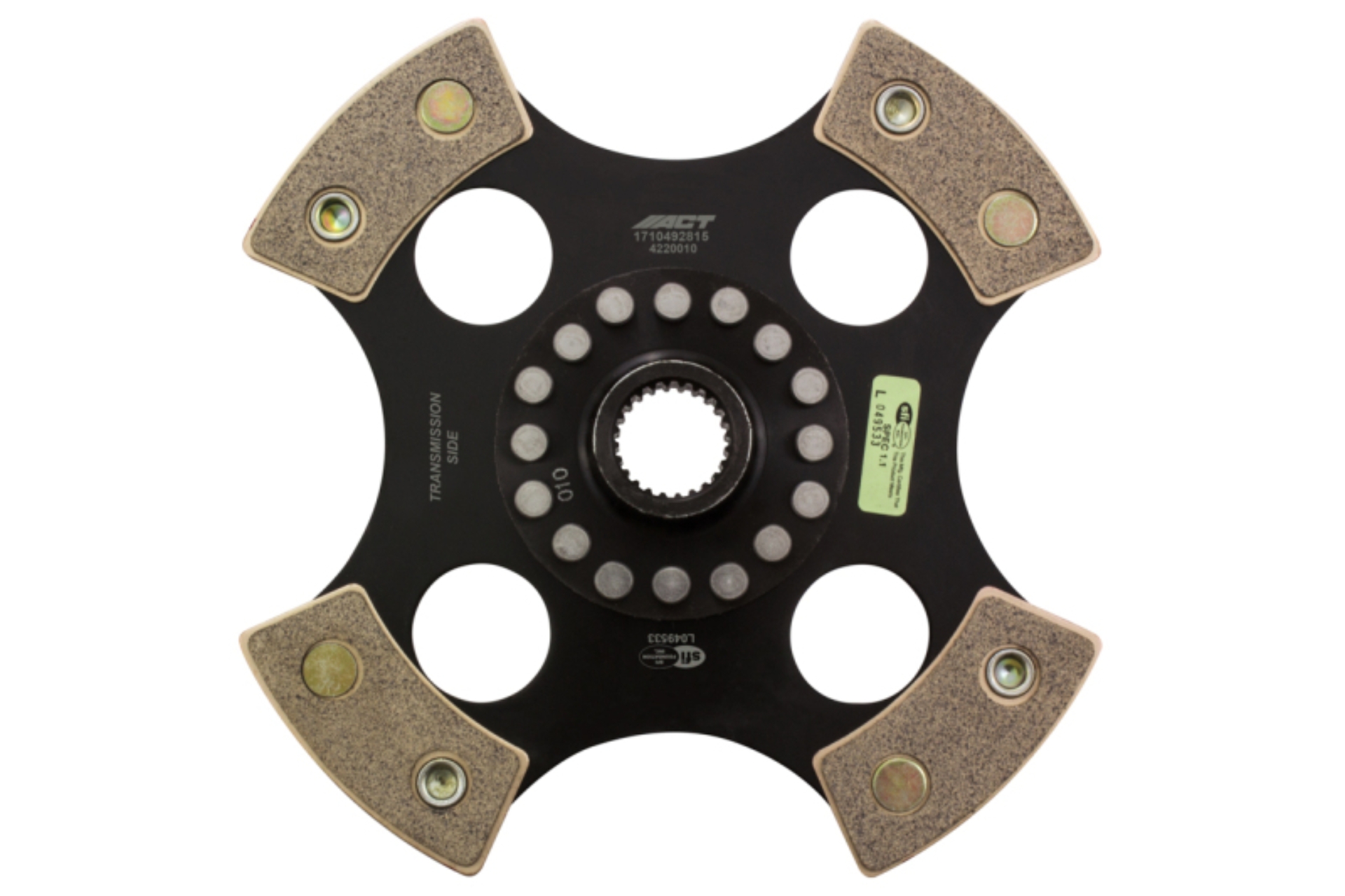 Picture of ACT 4 Pad Rigid Race Clutch Disc