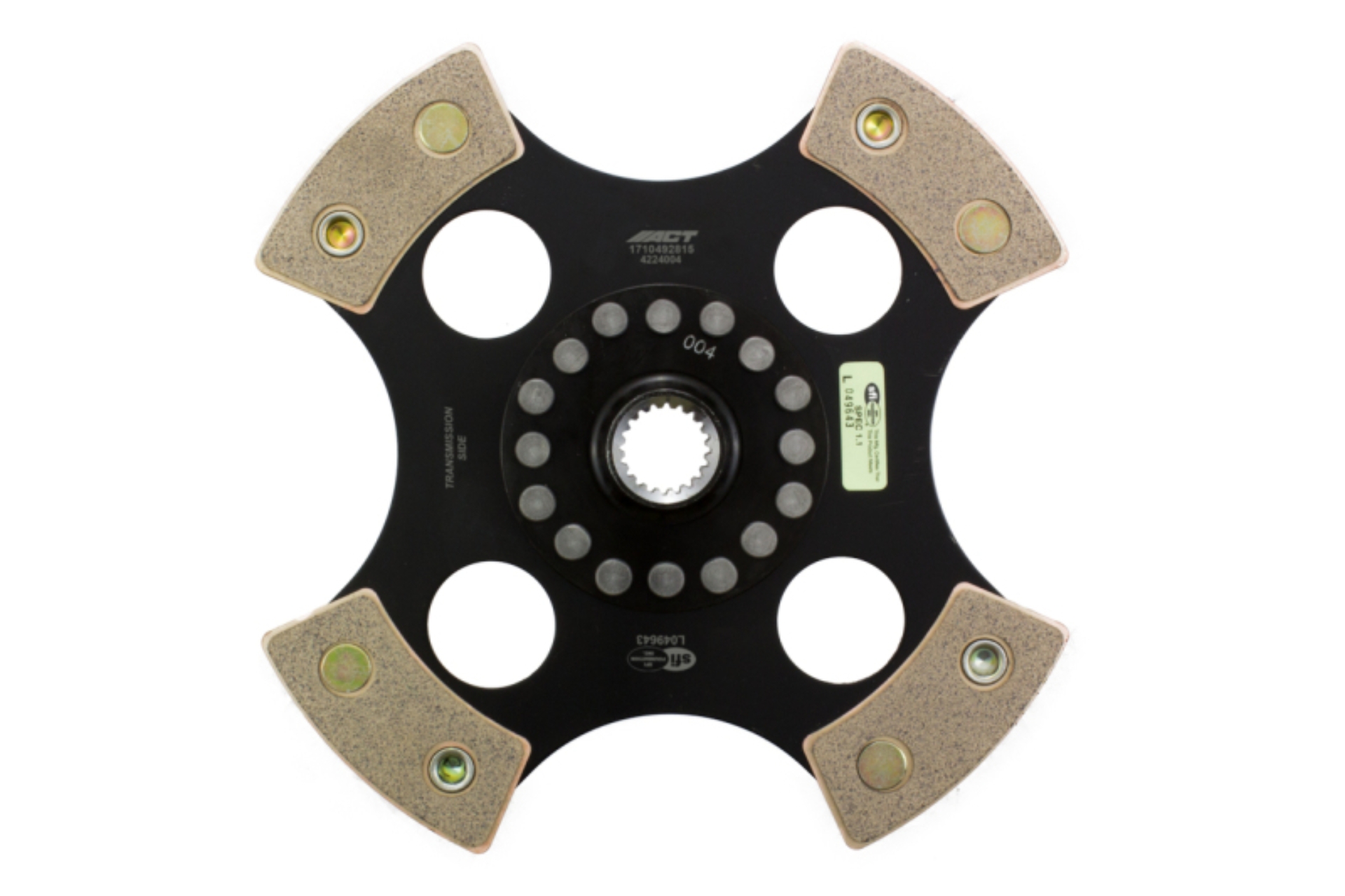 Picture of ACT 4 Pad Rigid Race Clutch Disc