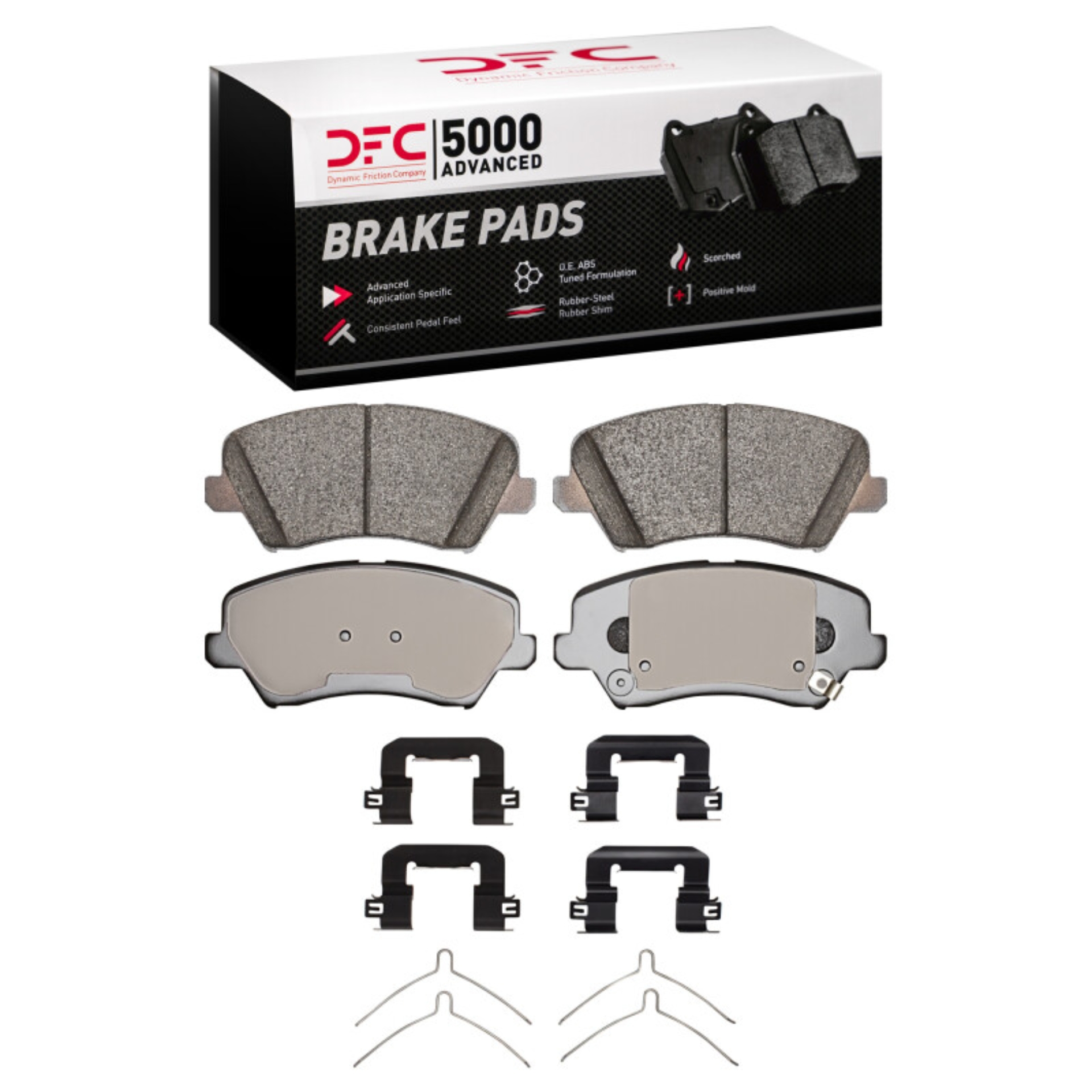 Picture of DFC 16-21 Hyundai Veloster Front 5000 Advanced Ceramic Brake Pads and Hardware Kit