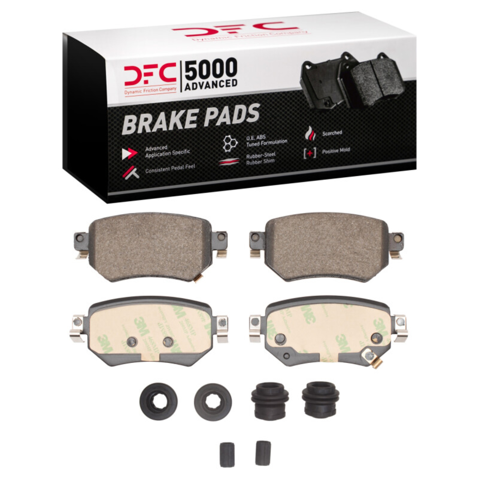 Picture of DFC 16-21 Mazda 6 Rear 5000 Advanced Ceramic Brake Pads and Hardware Kit