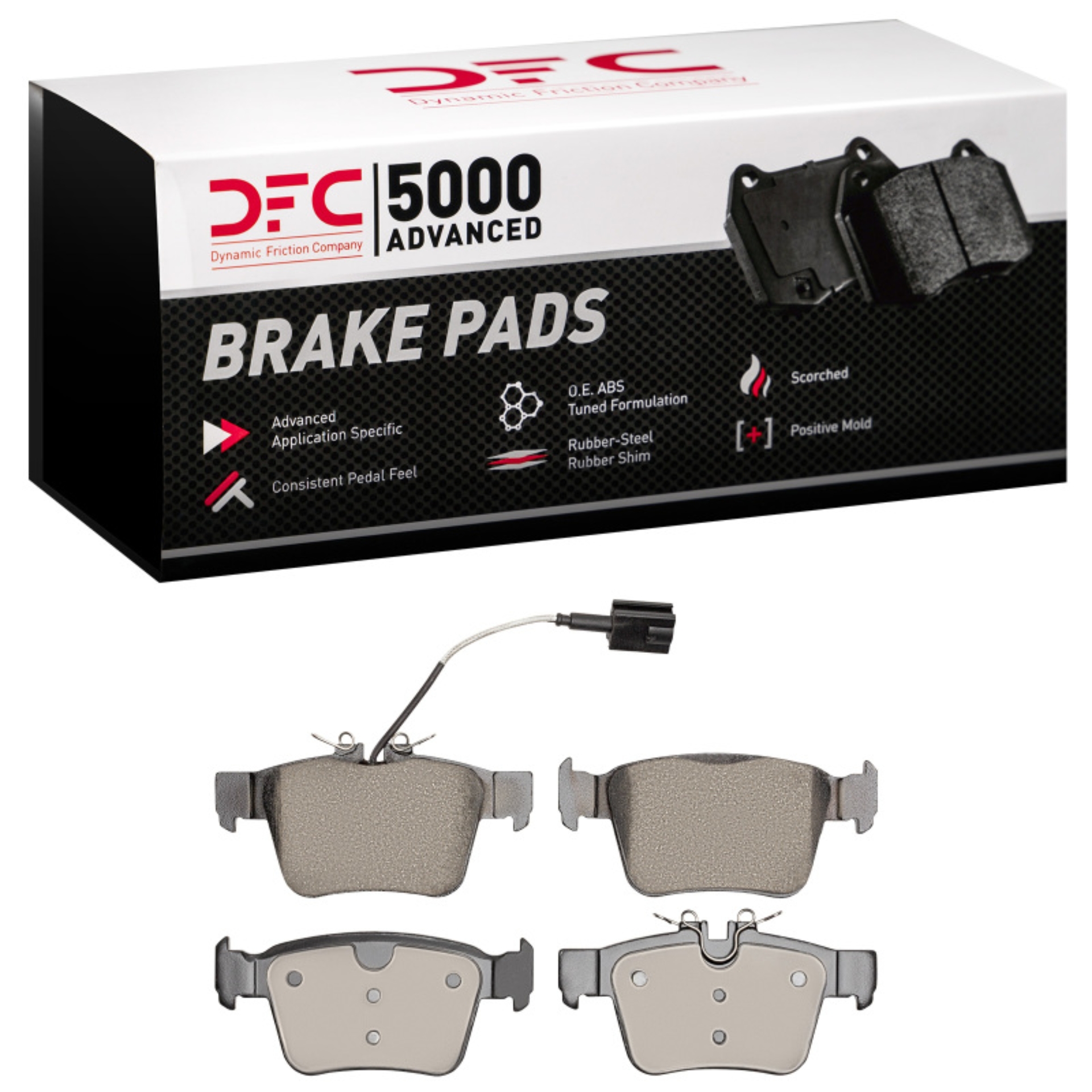Picture of DFC 17-24 Maserati Grecale Rear 5000 Advanced Ceramic Brake Pads