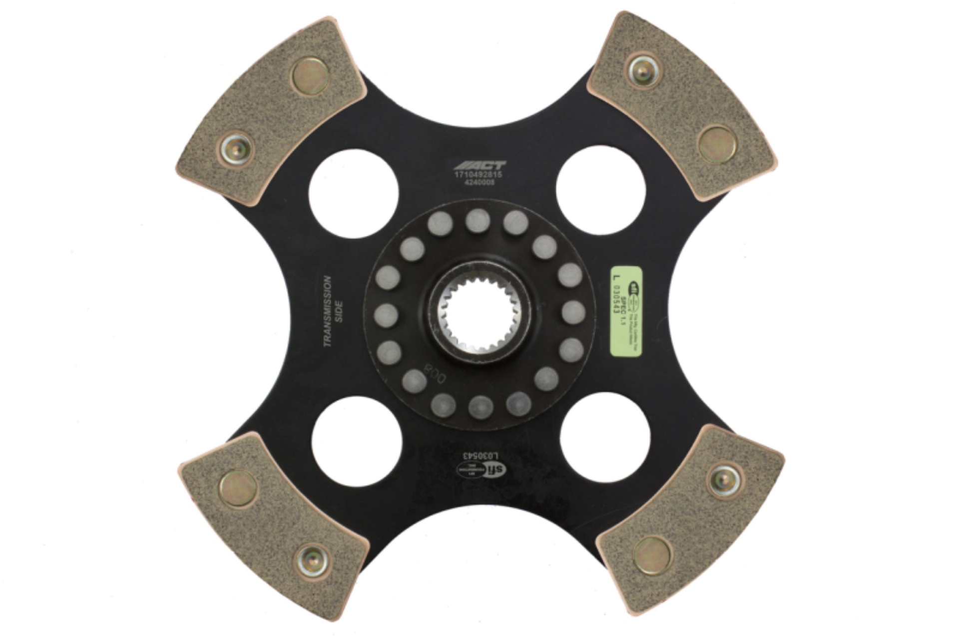 Picture of ACT 4 Pad Rigid Race Clutch Disc