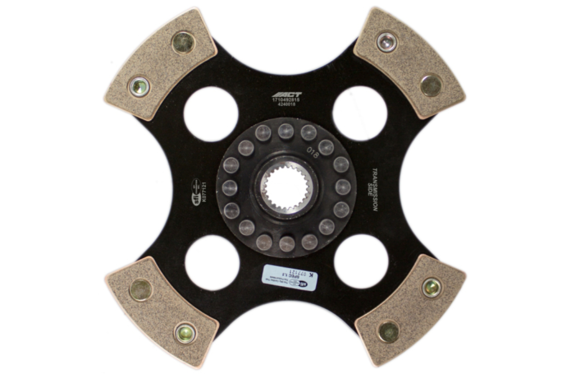 Picture of ACT 4 Pad Rigid Race Clutch Disc