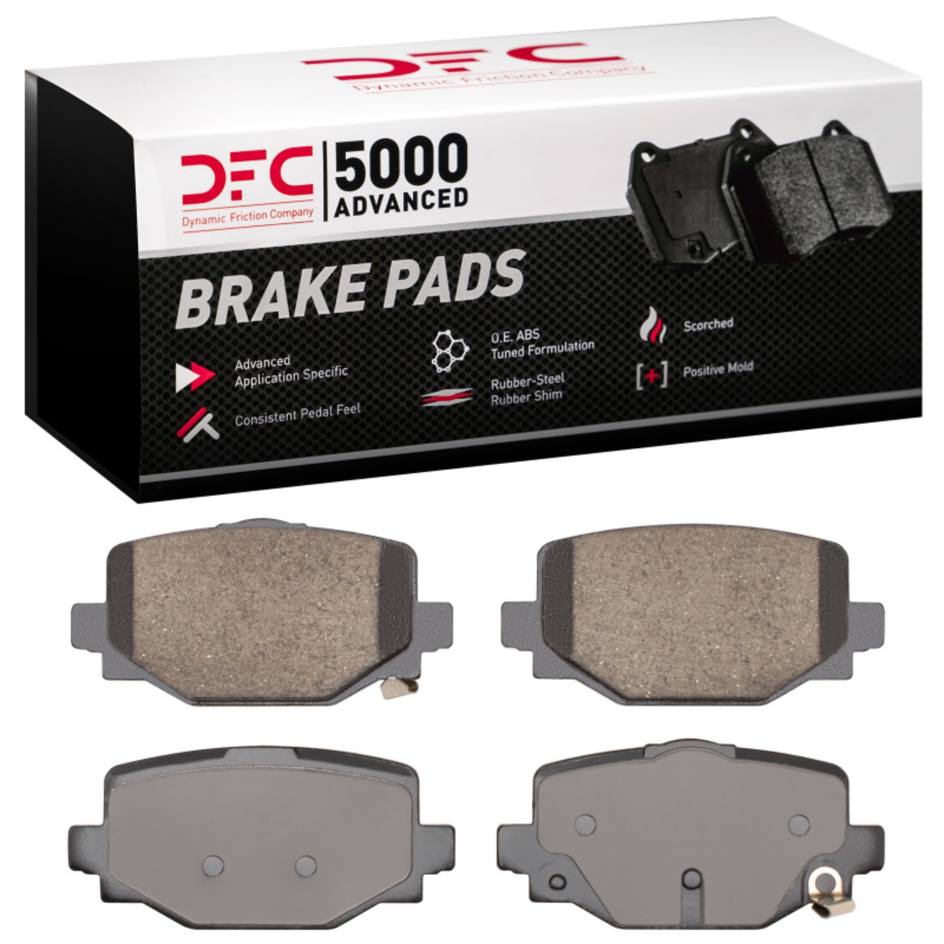 Picture of DFC 19-24 Infiniti QX50 Rear 5000 Advanced Ceramic Brake Pads