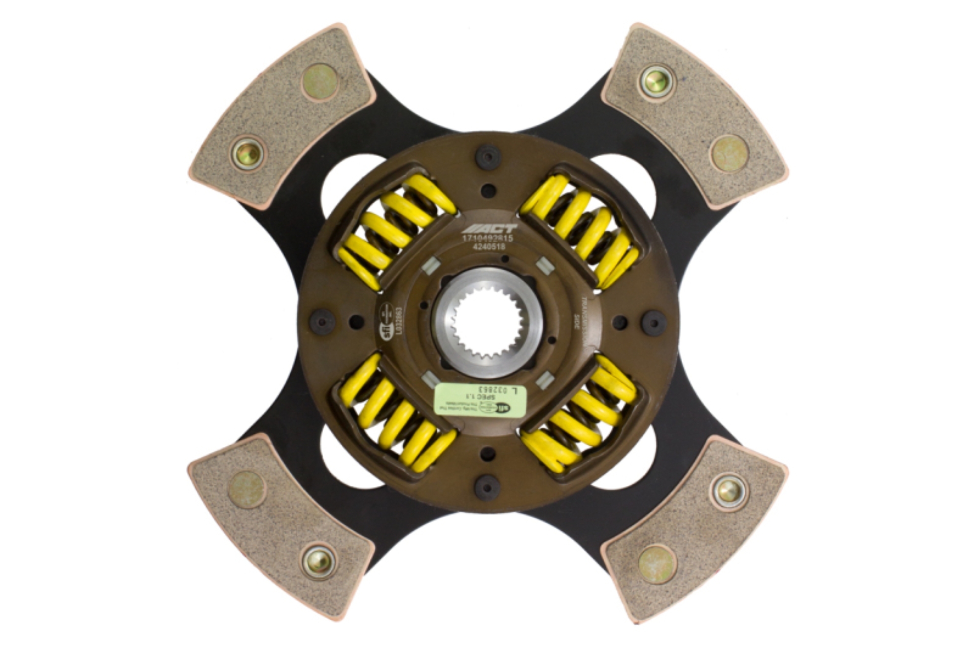 Picture of ACT 4 Pad Sprung Race Clutch Disc
