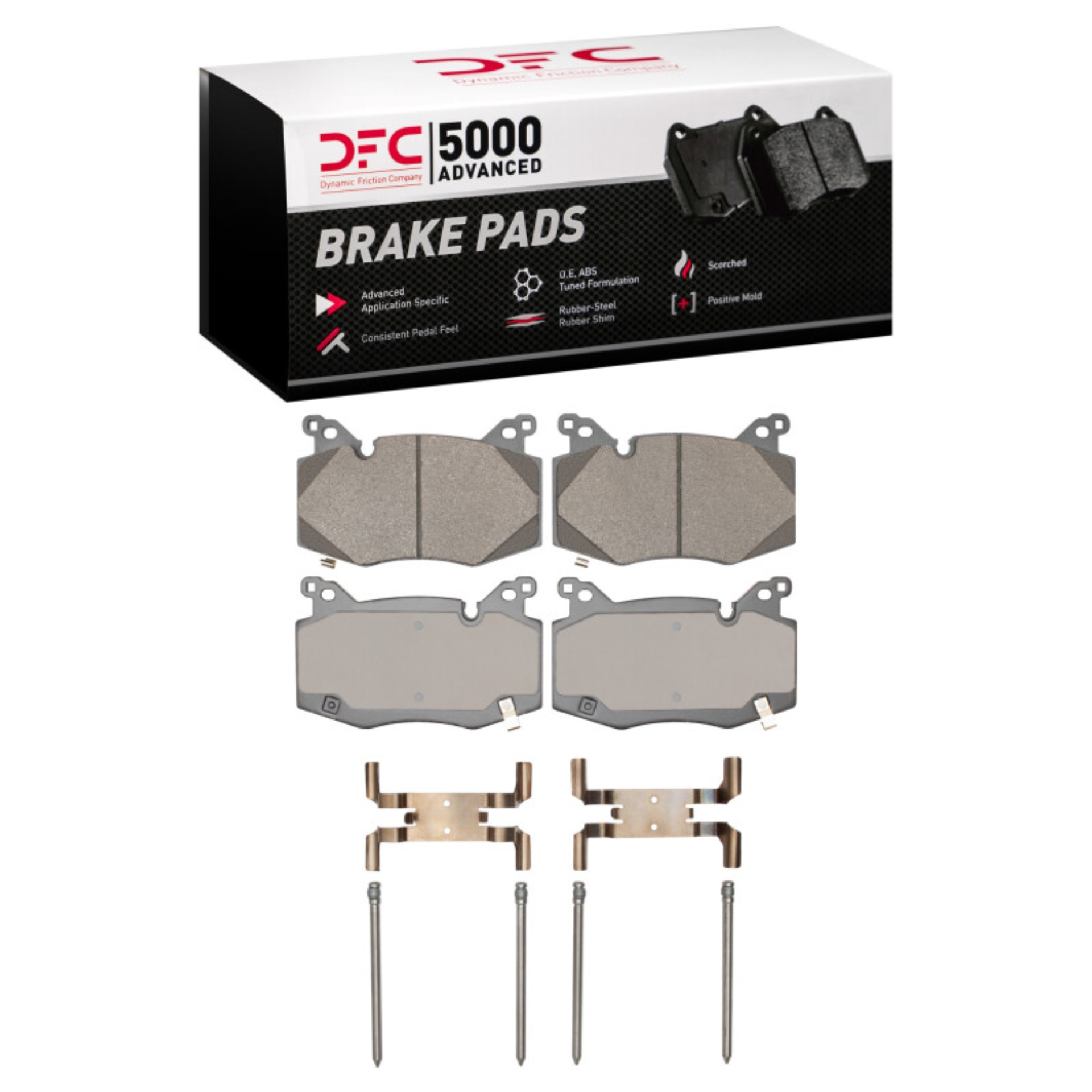 Picture of DFC 19-20 Cadillac CT6 Front 5000 Advanced Low Metallic Brake Pads and Hardware Kit