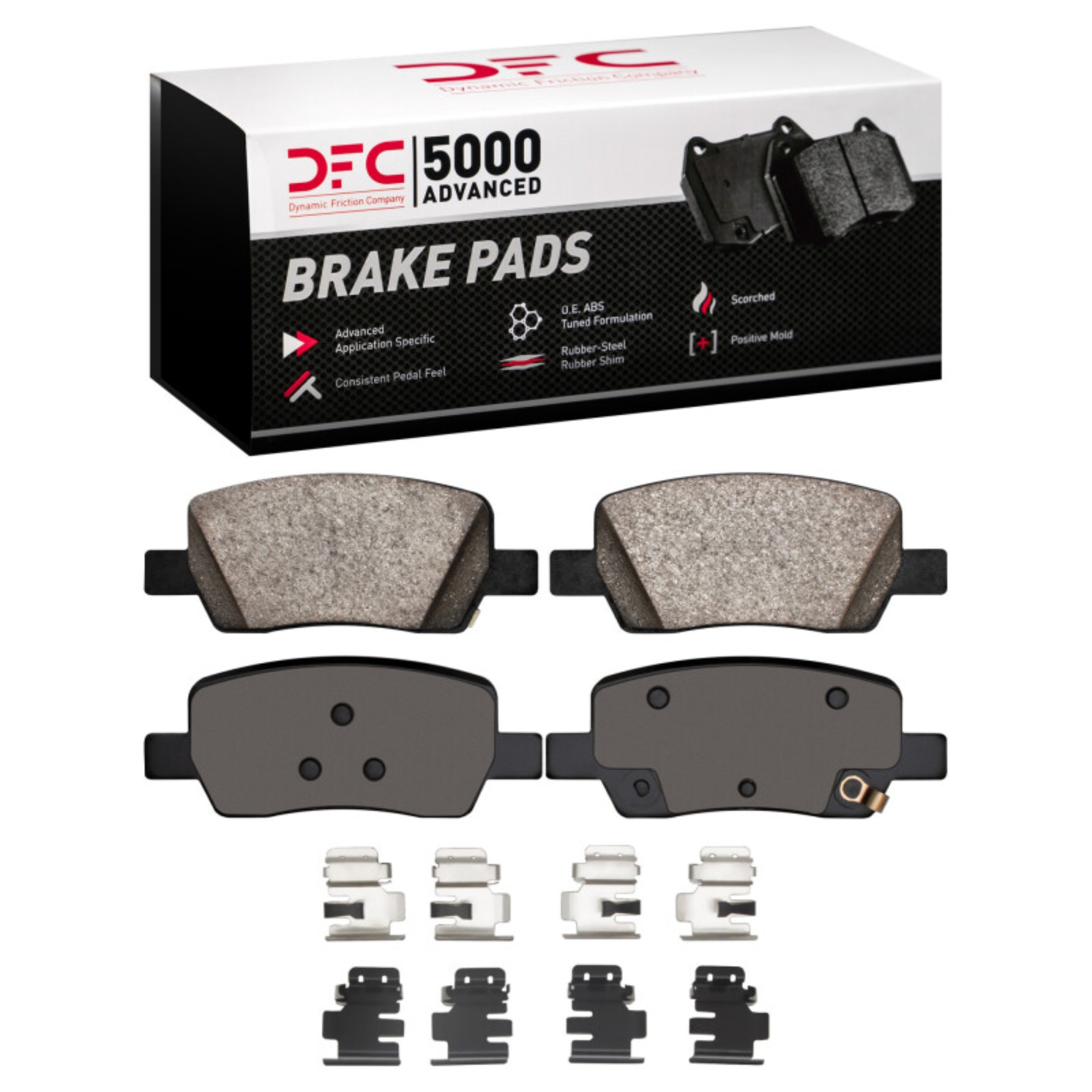 Picture of DFC 21-26 Hyundai Palisade Rear 5000 Advanced Ceramic Brake Pads and Hardware Kit