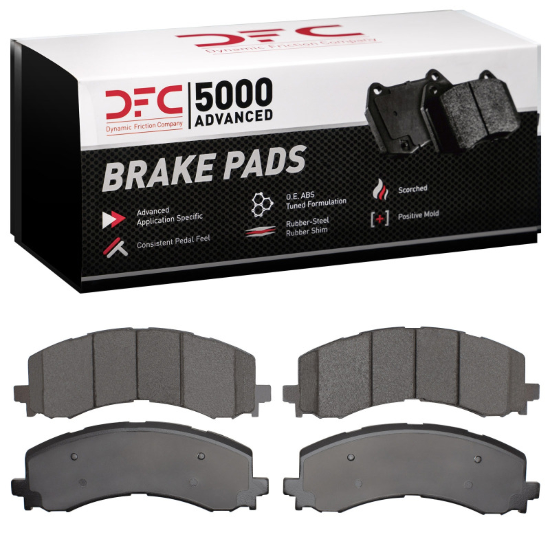 Picture of DFC 21-25 Ford F-150 Lightning Front 5000 Advanced Ceramic Brake Pads