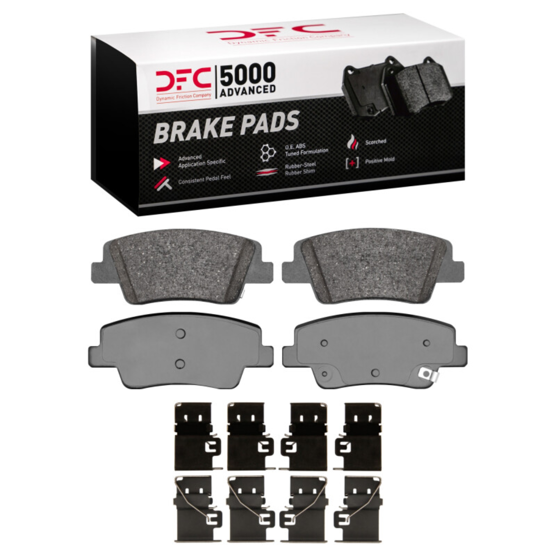 Picture of DFC 21-26 Genesis GV70 Rear 5000 Advanced Ceramic Brake Pads and Hardware Kit