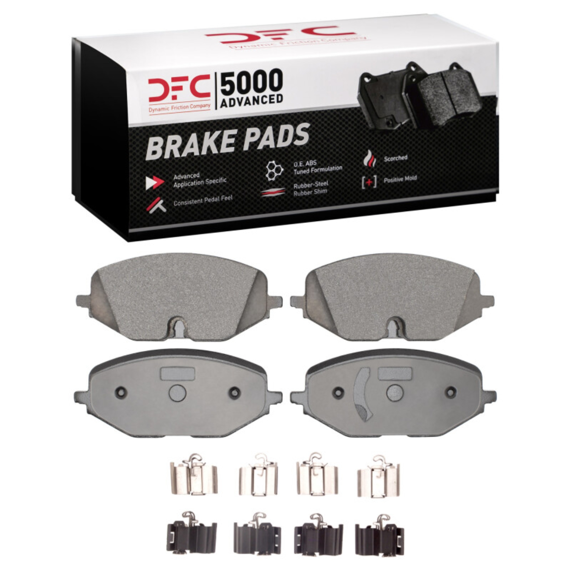 Picture of DFC 22-23 Audi A3 (Mexico) Front 5000 Advanced Low Metallic Brake Pads and Hardware Kit