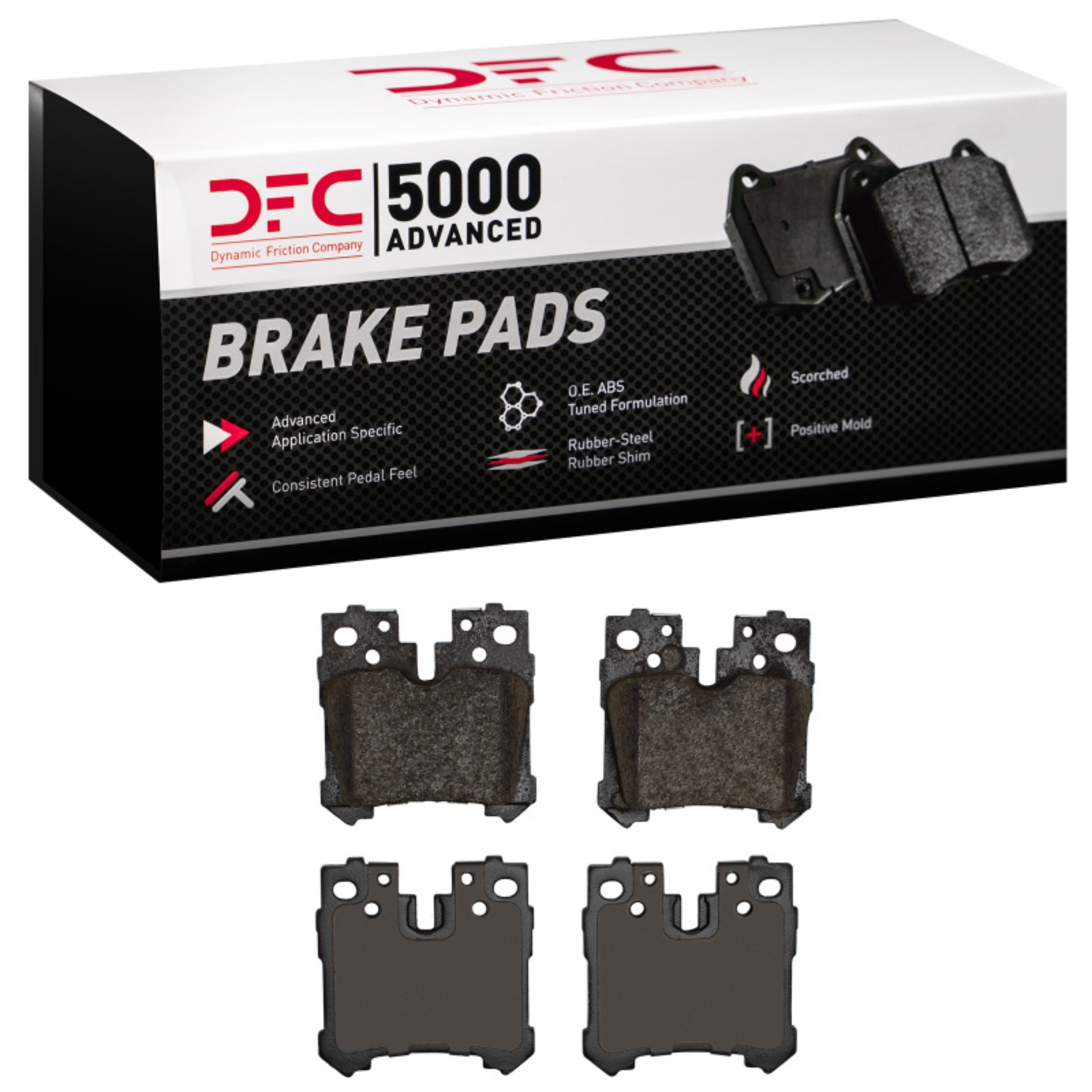 Picture of DFC 18-25 Lexus LS500h Rear 5000 Advanced Ceramic Brake Pads