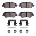 Picture of DFC 13-19 Cadillac ATS Rear 5000 Advanced Low Metallic Brake Pads and Hardware Kit