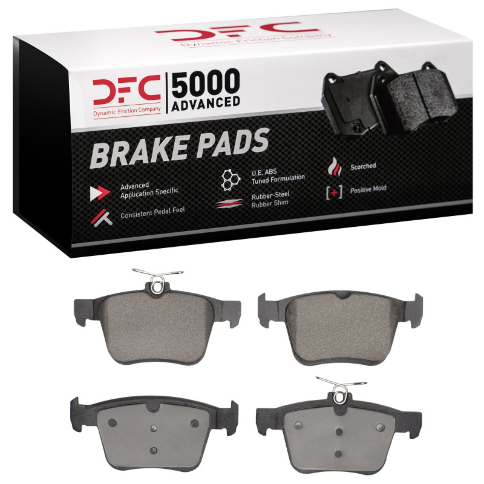 Picture of DFC 17-19 Volkswagen E-Golf Rear 5000 Advanced Low Metallic Brake Pads