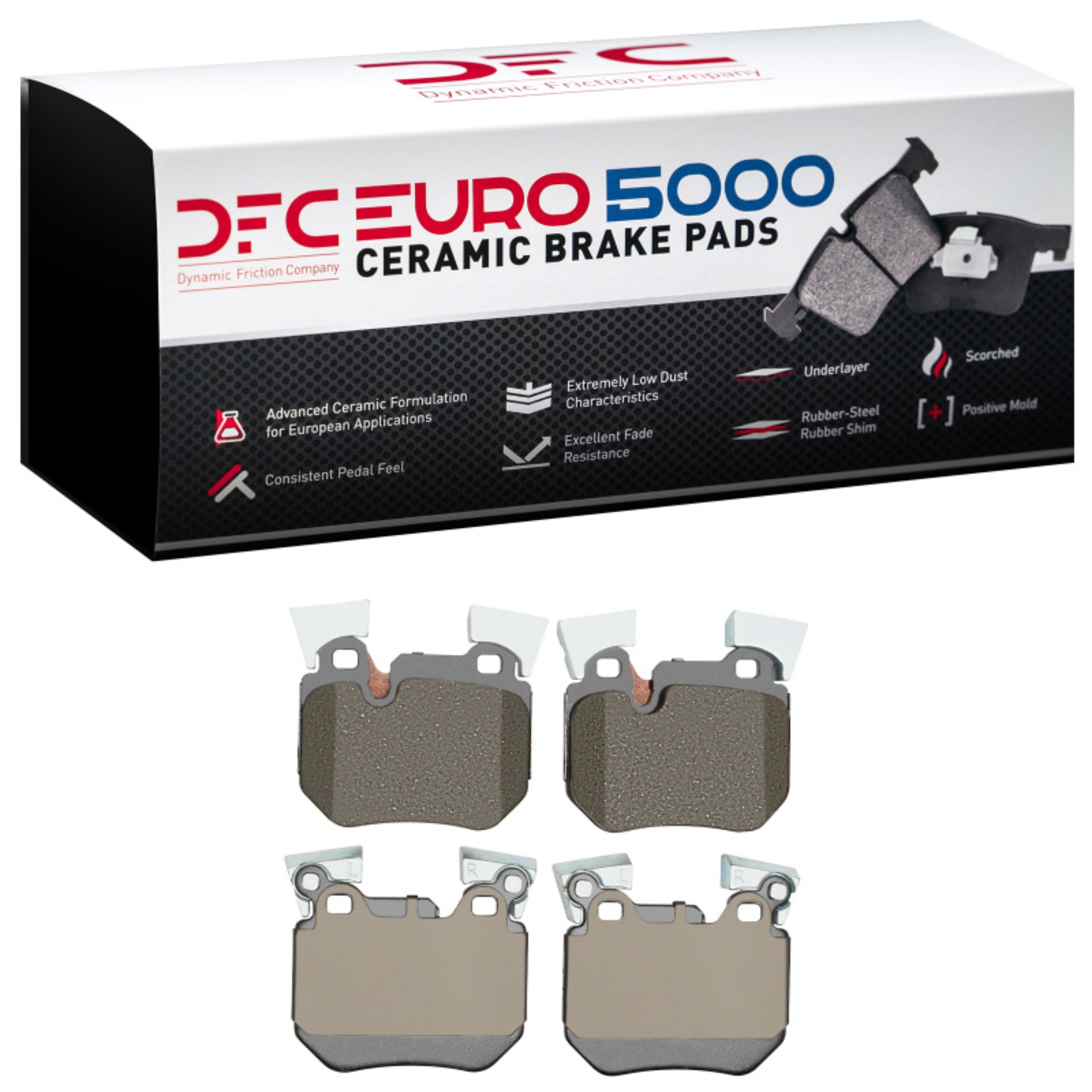 Picture of DFC 06-13 BMW 330i Rear Euro 5000 Ceramic Brake Pads