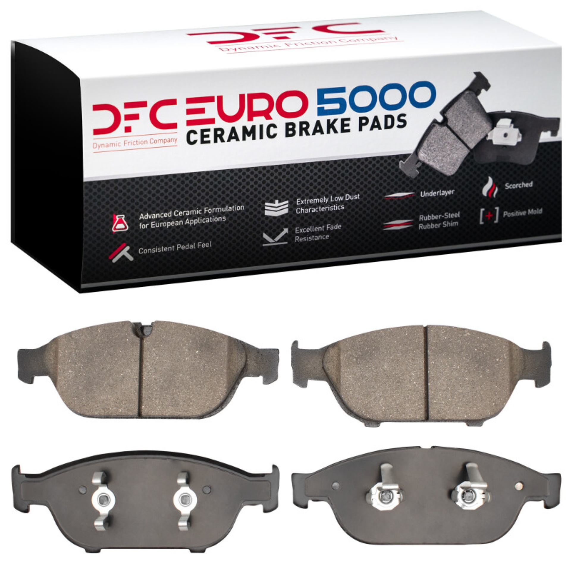 Picture of DFC 12-18 Audi A8 Front Euro 5000 Ceramic Brake Pads