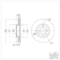 Picture of DFC 93-95 Volvo 850 Front Brake Rotor