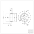 Picture of DFC 98-00 Volvo S70/V70 Rear Brake Rotor
