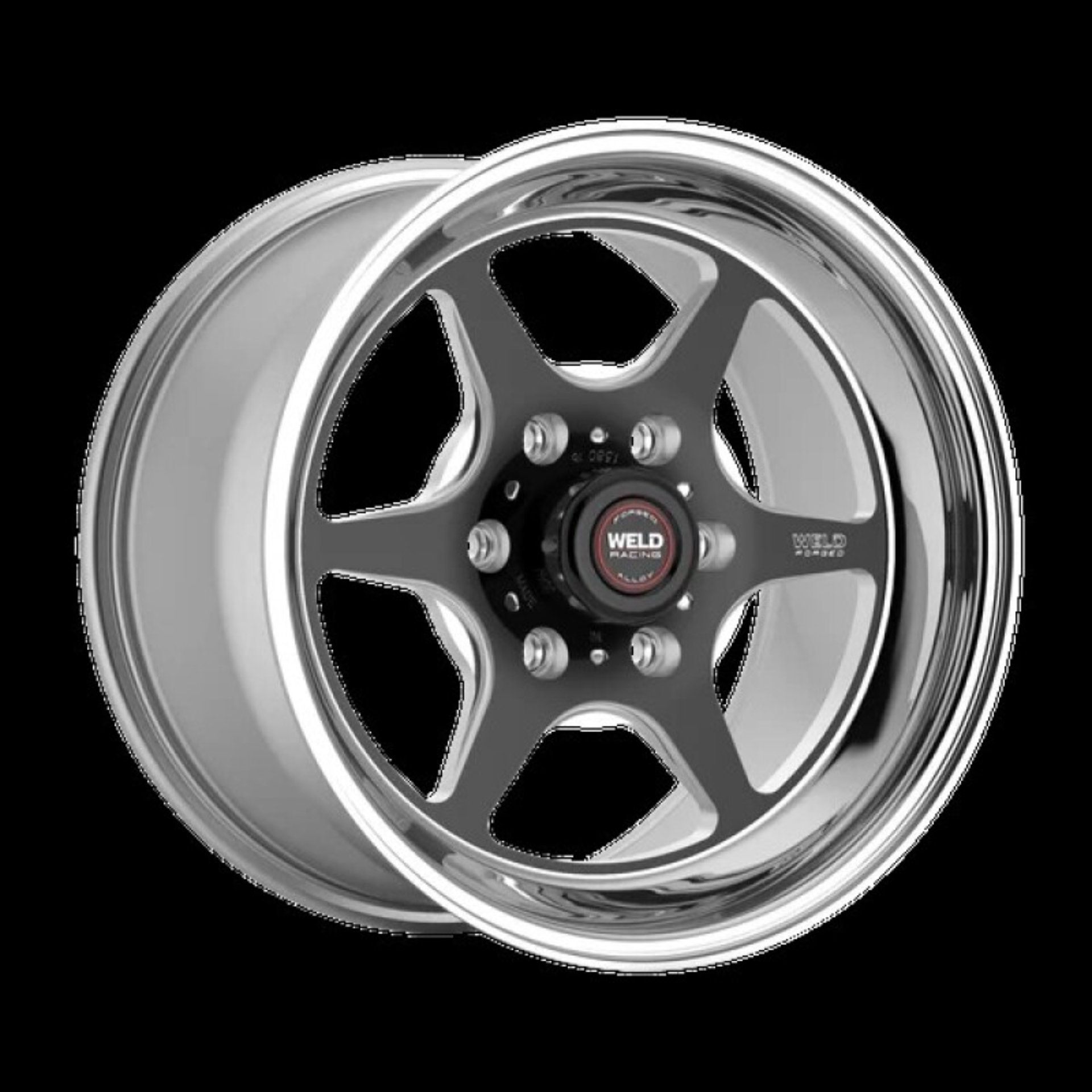 Picture of Weld S79 HD S79 15x10in / 6x139.7 BP / 6.5in BS Black Center - Polished Shell Wheel