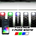 Picture of XK Glow XKmax Pre-Runner Style RGBW LED Grill Pods - 7pc