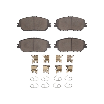 Picture of DFC 21-25 Nissan Rogue Front 4000 HybriDynamic Brake Pads and Hardware Kit