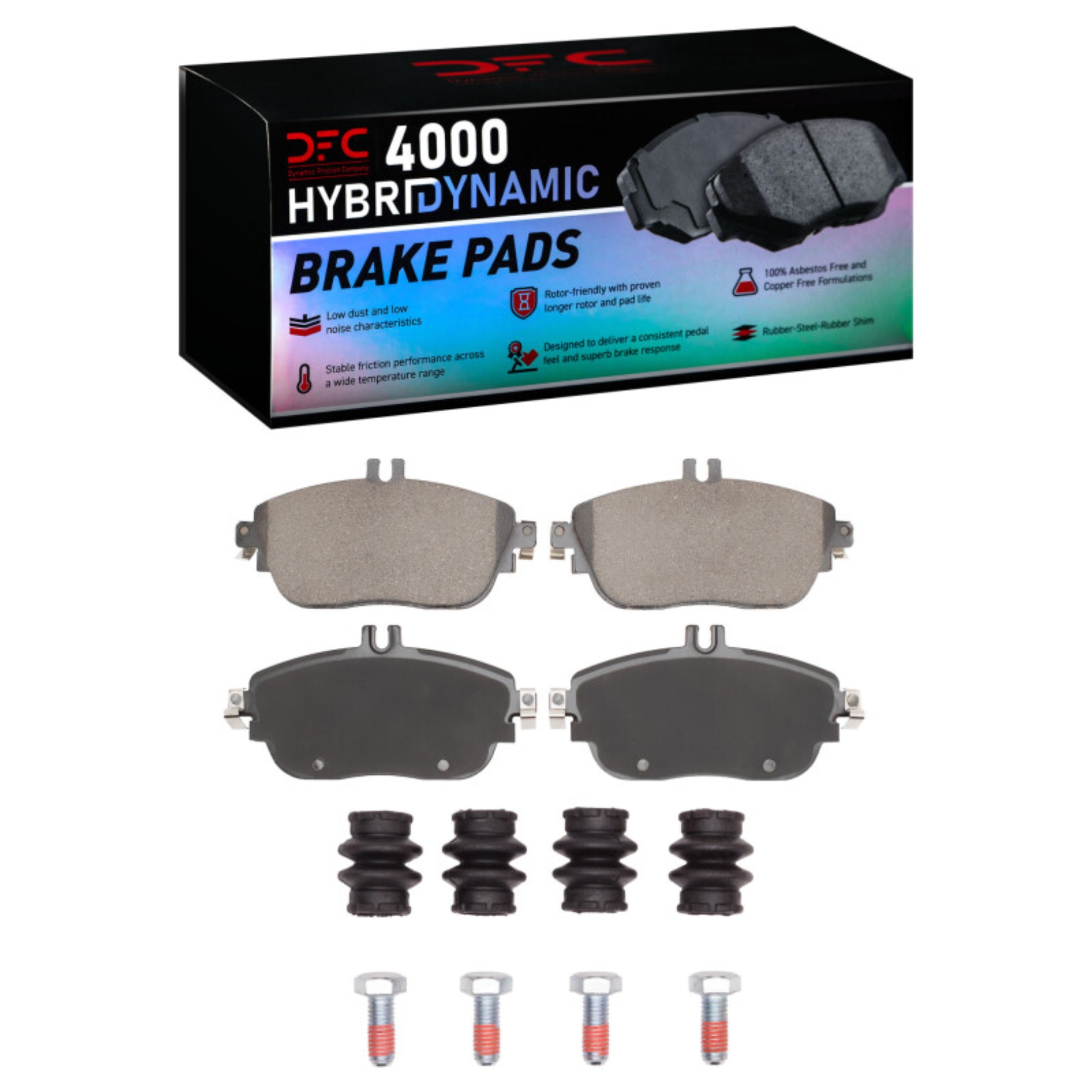 Picture of DFC 12-20 Infiniti QX30 Front 4000 HybriDynamic Brake Pads and Hardware Kit