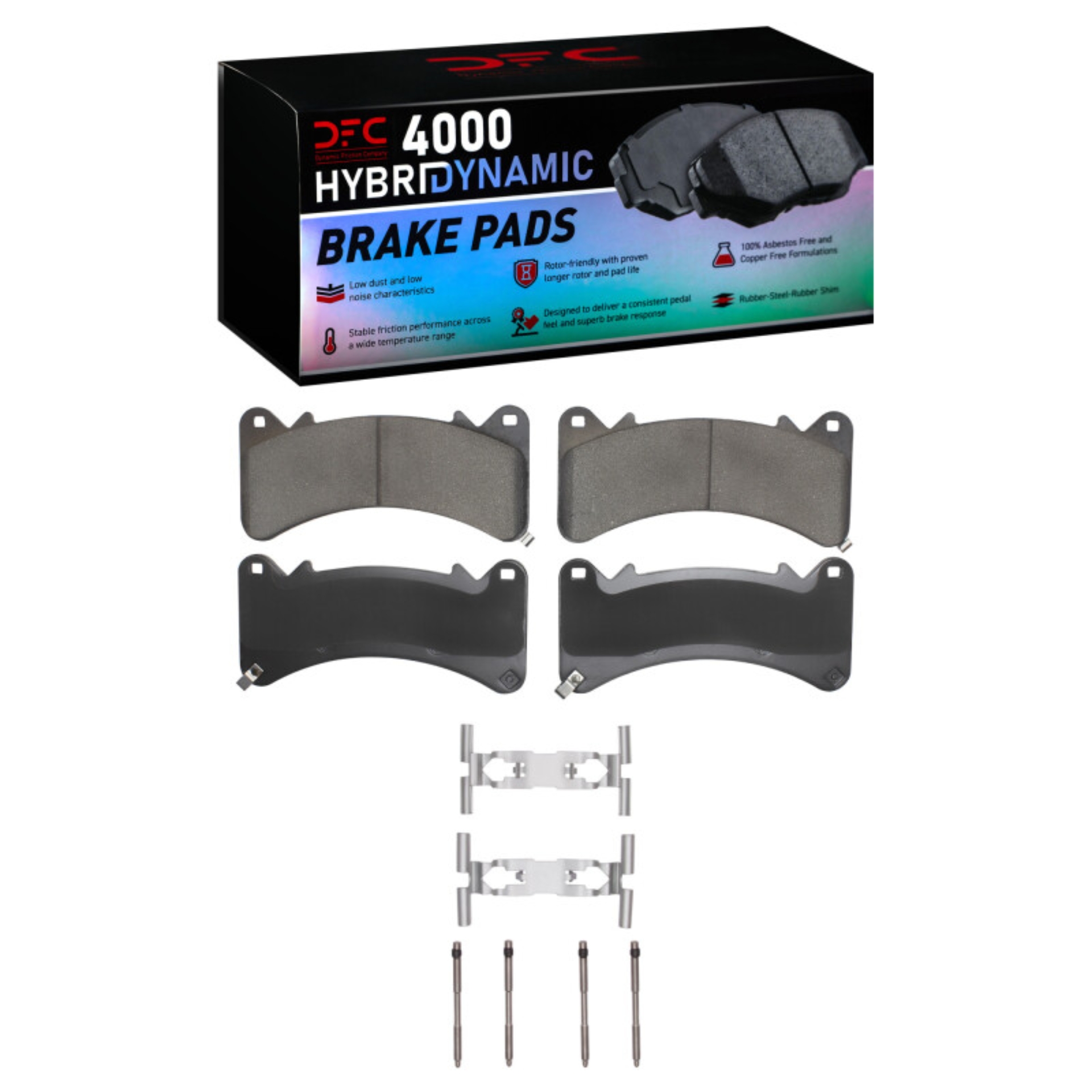 Picture of DFC 14-25 Cadillac Escalade ESV Front 4000 HybriDynamic Brake Pads and Hardware Kit
