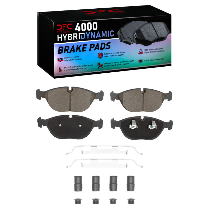 Picture of DFC 95-06 Audi TT Quattro Front 4000 HybriDynamic Brake Pads and Hardware Kit
