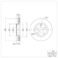 Picture of DFC 08-09 Pontiac G8 Front Brake Rotor