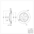 Picture of DFC 08-19 Cadillac CTS Rear Brake Rotor