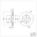 Picture of DFC 08-14 Cadillac CTS Front Brake Rotor