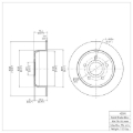 Picture of DFC 99-04 Jeep Grand Cherokee Rear Brake Rotor