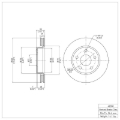 Picture of DFC 07-18 Jeep Wrangler Front Brake Rotor