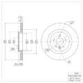 Picture of DFC 17-20 Jaguar F-Pace Rear Brake Rotor