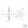 Picture of DFC 11-19 Ford Taurus (Excl SHO) Front Brake Rotor
