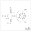 Picture of DFC 98-02 Ford Crown Victoria Front Brake Rotor